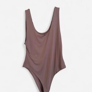 Sleek Brown Bodysuit